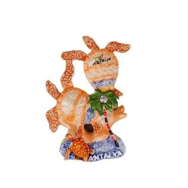 Toptan Antalya Temalı Taşli Ve Sedefli̇ Polyester Magnet - 12