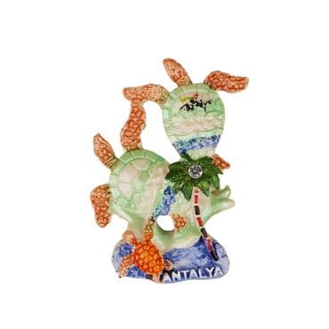 Toptan Antalya Temalı Taşli Ve Sedefli̇ Polyester Magnet - 9