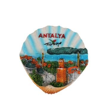 Toptan Antalya Temalı Taşli Ve Sedefli̇ Polyester Magnet - 6