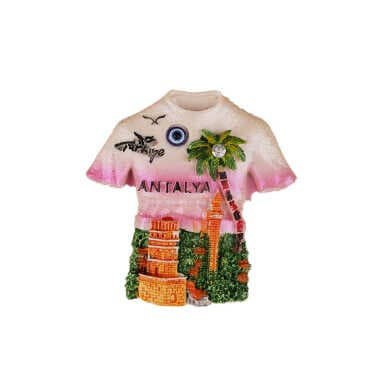 Toptan Antalya Temalı Taşli Ve Sedefli̇ Polyester Magnet - 31