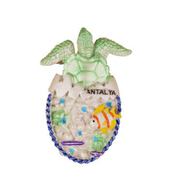 Toptan Antalya Temalı Taşli Ve Sedefli̇ Polyester Magnet - 33