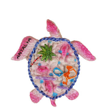 Toptan Antalya Temalı Taşli Ve Sedefli̇ Polyester Magnet - 41