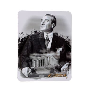 Wholesale Atatürk Themed Embossed PVC Refrigerator Magnet 70x90 mm - 2