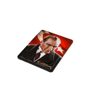 Wholesale Atatürk Themed Embossed PVC Refrigerator Magnet 70x90 mm - 6