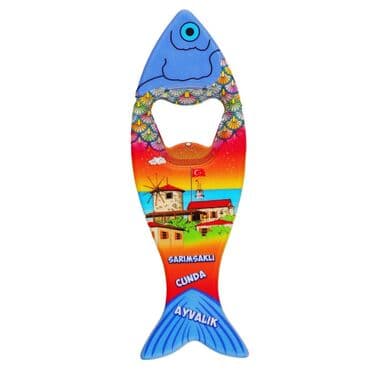 Wholesale Ayvalık Themed Myros UV Fish Bottle Opener 42*130 mm - 3