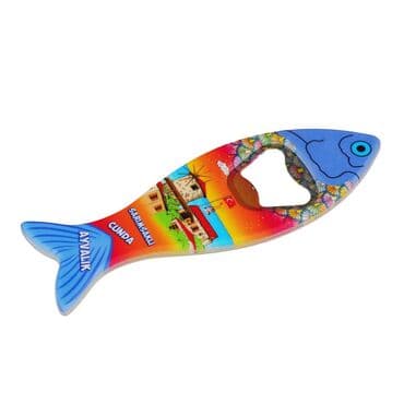 Wholesale Ayvalık Themed Myros UV Fish Bottle Opener 42*130 mm - 9