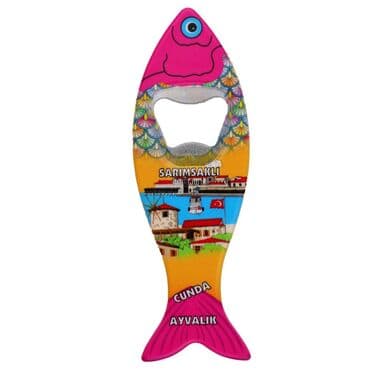 Wholesale Ayvalık Themed Myros UV Fish Bottle Opener 42*130 mm - 4