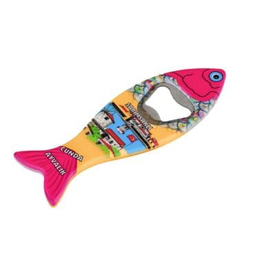 Wholesale Ayvalık Themed Myros UV Fish Bottle Opener 42*130 mm - 10