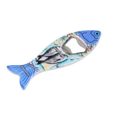 Wholesale Ayvalık Themed Myros UV Fish Bottle Opener 42*130 mm - 12