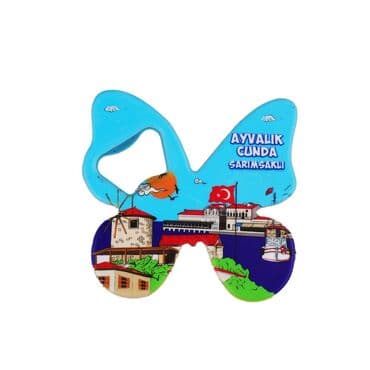 Wholesale Ayvalık Region Themed Myros UV Butterfly Bottle Opener - 3