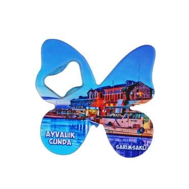 Wholesale Ayvalık Region Themed Myros UV Butterfly Bottle Opener - 4