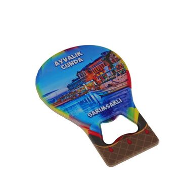 Wholesale Ayvalık Region Themed Myros UV Parachute Bottle Opener - 8