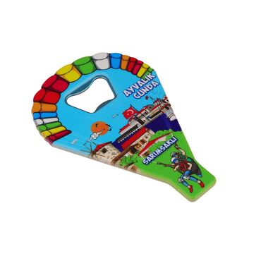 Wholesale Ayvalık Region Themed Myros UV Parachute Bottle Opener - 9