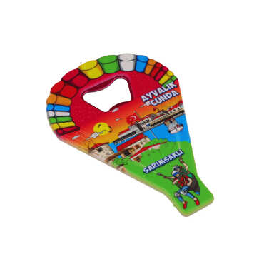 Wholesale Ayvalık Region Themed Myros UV Parachute Bottle Opener - 11