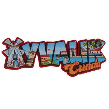 Wholesale Ayvalık Region Themed Myros UV Printed Refrigerator Magnet - Standart - 2