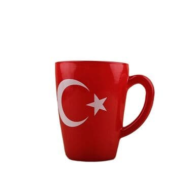 Wholesale Flag Themed Oval Glass Mug 27 Cl - 2