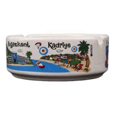 Wholesale Belek Themed Large Ashtray 100x40 mm - 10