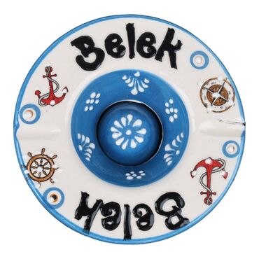 Wholesale Belek Themed Traditional Large Covered Ashtray 115*55 mm