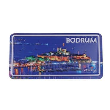 Wholesale Bodrum Themed Embossed PVC Refrigerator Magnet 60x120 mm - 3
