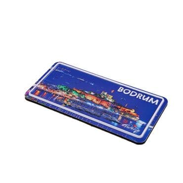 Wholesale Bodrum Themed Embossed PVC Refrigerator Magnet 60x120 mm - 16