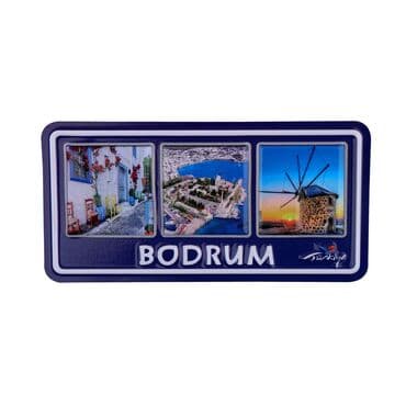 Wholesale Bodrum Themed Embossed PVC Refrigerator Magnet 60x120 mm - 8