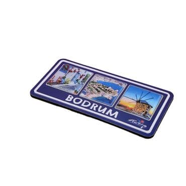 Wholesale Bodrum Themed Embossed PVC Refrigerator Magnet 60x120 mm - 14