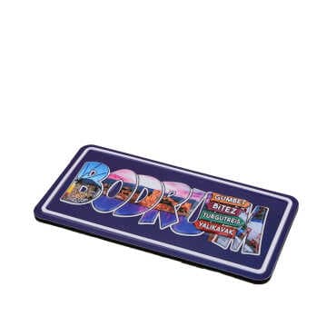 Wholesale Bodrum Themed Embossed PVC Refrigerator Magnet 60x120 mm - 12
