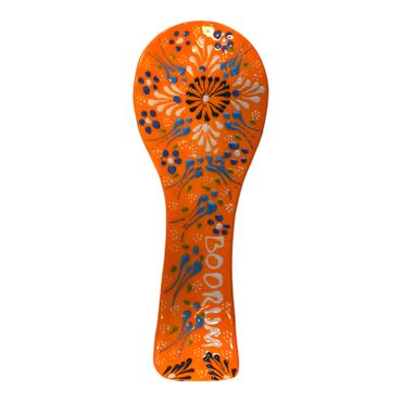 Wholesale Bodrum Themed Embossed Wooden Spoon Second Quality