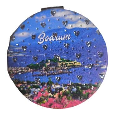 Wholesale Bodrum Themed Myros Round PU Mirror - Standart - 2