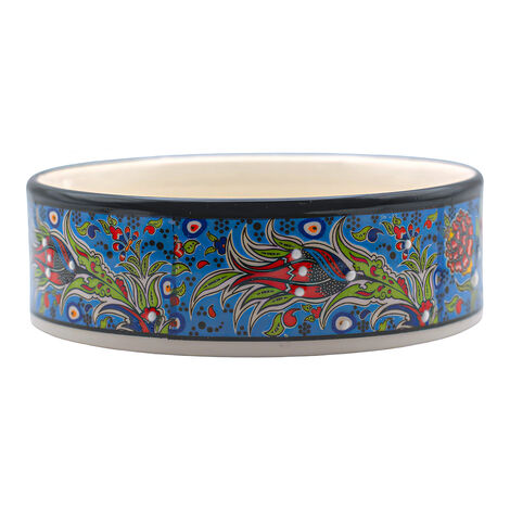 Toptan Büyük Silindir Kase Özel Kabartma 140x140x45 MM - 3