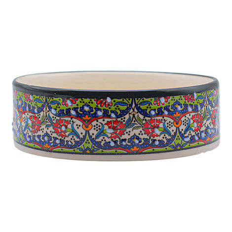 Toptan Büyük Silindir Kase Özel Kabartma 140x140x45 MM - 4