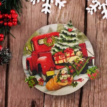 Wholesale Pine Tree Wooden Coaster