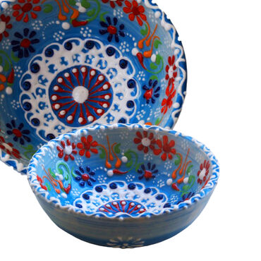 Wholesale Turkish Ceramic 8 Cm Lace Bowl