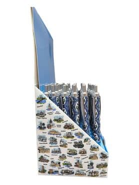 Wholesale Ceramic Themed Click Ballpoint Pen - Standart - 3
