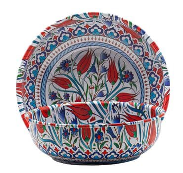 Wholesale Ceramic Themed Metal Bowl 95 mm