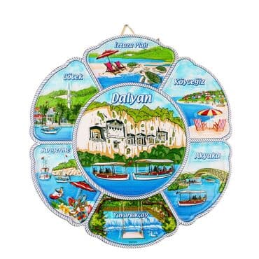 Wholesale Dalyan Themed Polyester Refrigerator Magnet