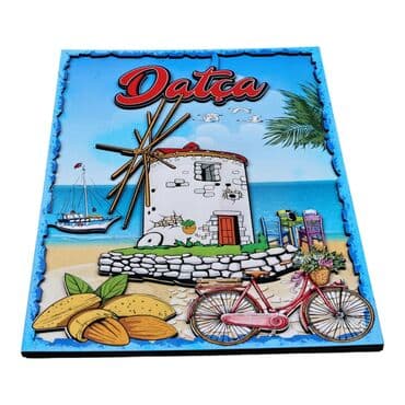 Wholesale Datça Themed Myros 20x29 cm Wooden Sign - 2