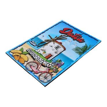 Wholesale Datça Themed Myros 20x29 cm Wooden Sign - 6