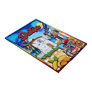 Wholesale Datça Themed Myros 20x29 cm Wooden Sign - 7