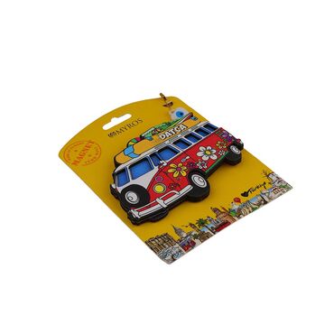 Wholesale Datça Themed Myros Carded UV Printed Wooden Refrigerator Magnet - 5
