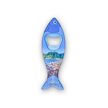 Wholesale Datça Themed Myros UV Fish Bottle Opener 42*130 mm - 4