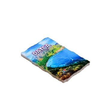 Wholesale Datça Themed Myros UV Mosaic Refrigerator Magnet 80x50 mm - 6