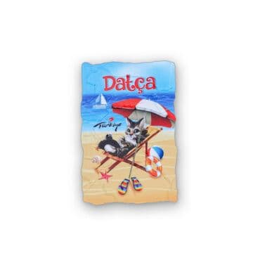 Wholesale Datça Themed Myros UV Mosaic Refrigerator Magnet 80x50 mm - 4