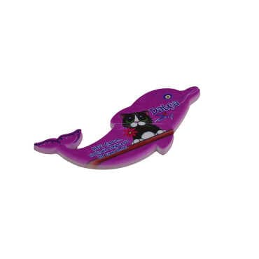 Wholesale Datça Themed Myros UV Dolphin Shaped Refrigerator Magnet 110*50 mm - 11
