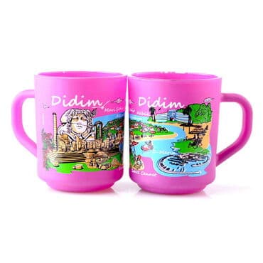 Wholesale Didim Themed Glass Mug Set of 2 - 5