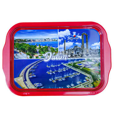 Toptan Didim Temalı Tepsi Çift Yön Baskılı (23*30 Cm) - Myros