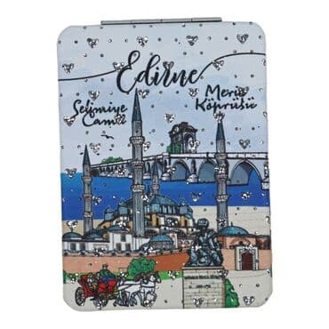 Wholesale Edirne Themed Myros Rectangle PU Mirror - 2