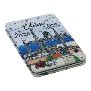 Wholesale Edirne Themed Myros Rectangle PU Mirror - 10