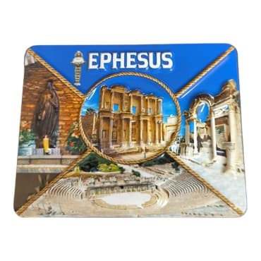 Toptan Efes Temalı Kabartma Pvc Magnet 70*90 Mm
