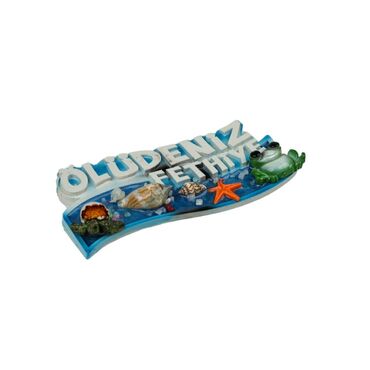 Wholesale Fethiye Themed Transparent Poly Shaped Refrigerator Magnet - Standart - 2